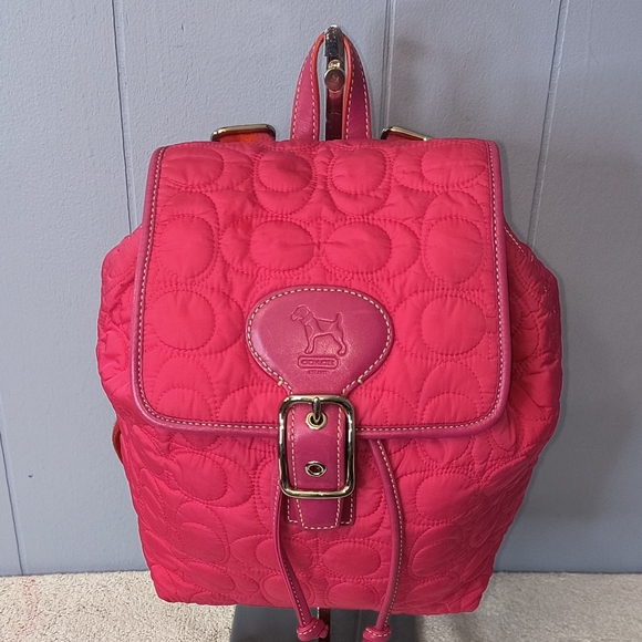 Coach Handbags - Coach Quilted Nylon Backpack 2004